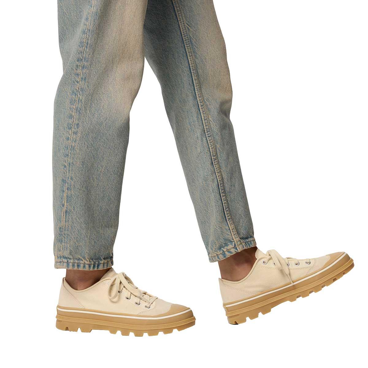Sorel Scout N About Low Sneaker Women's in Chalk Gum